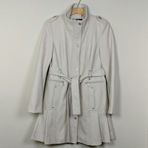 Calvin Klein Wool Pleated Coat